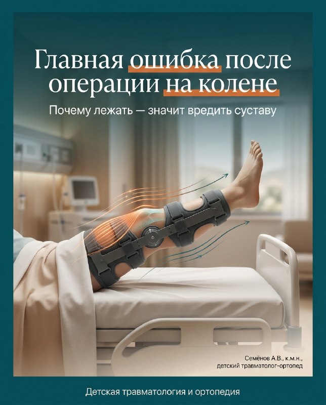 Движение как лекарство после операции — рентгенограмма, разбор клинического случая