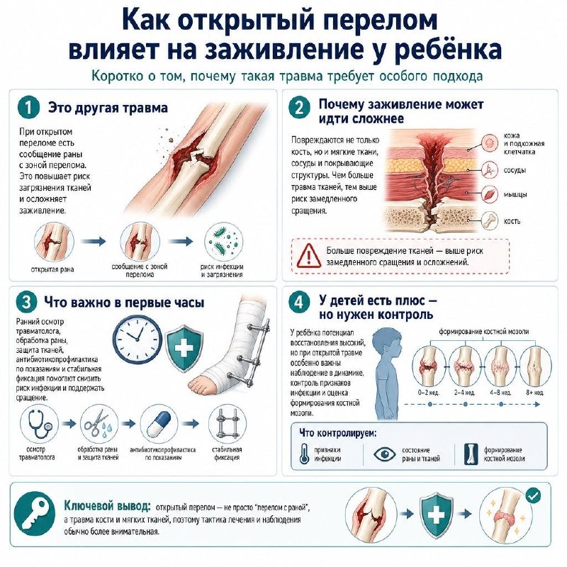 Электросамокат и открытый перелом: риски для детей