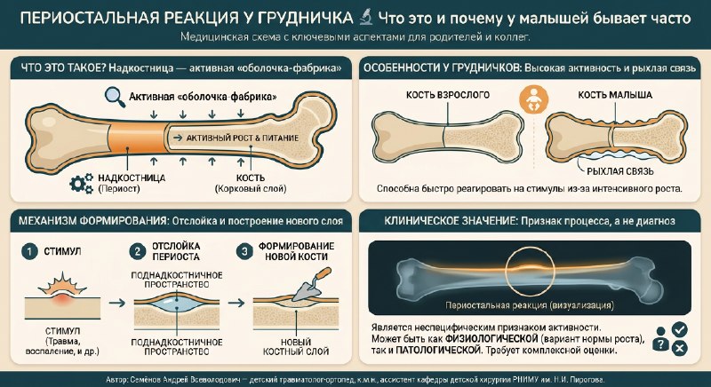 Физиологический периостит грудничка: когда не нужно паниковать — рентгенограмма, разбор клинического случая