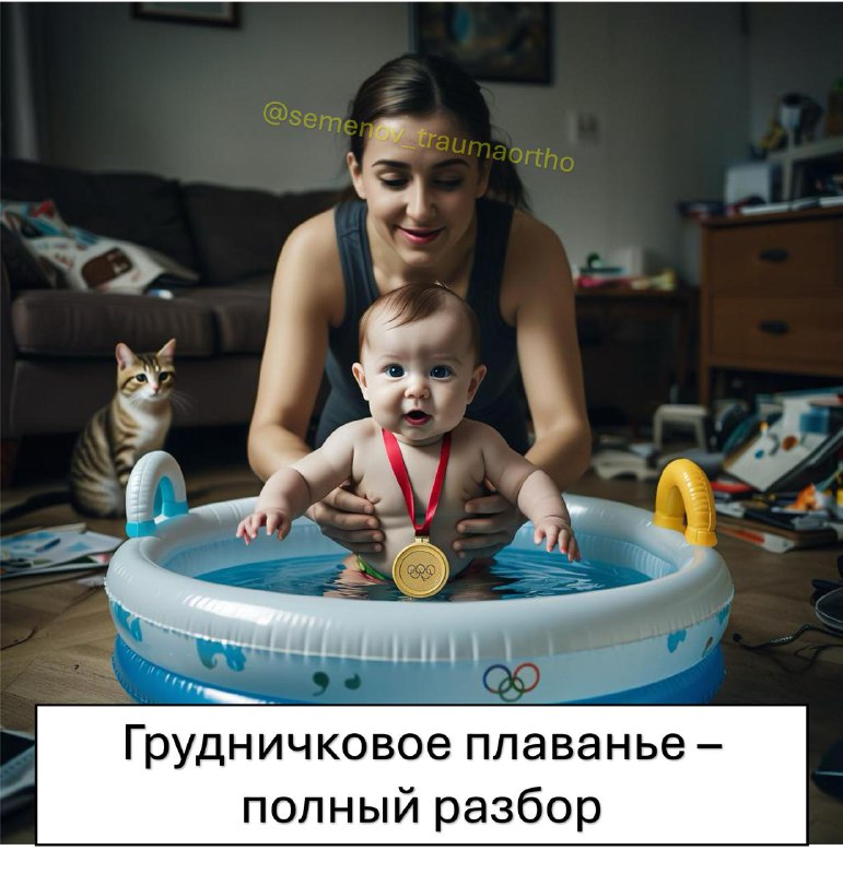 Грудничковое плаванье и купание — рентгенограмма, разбор клинического случая