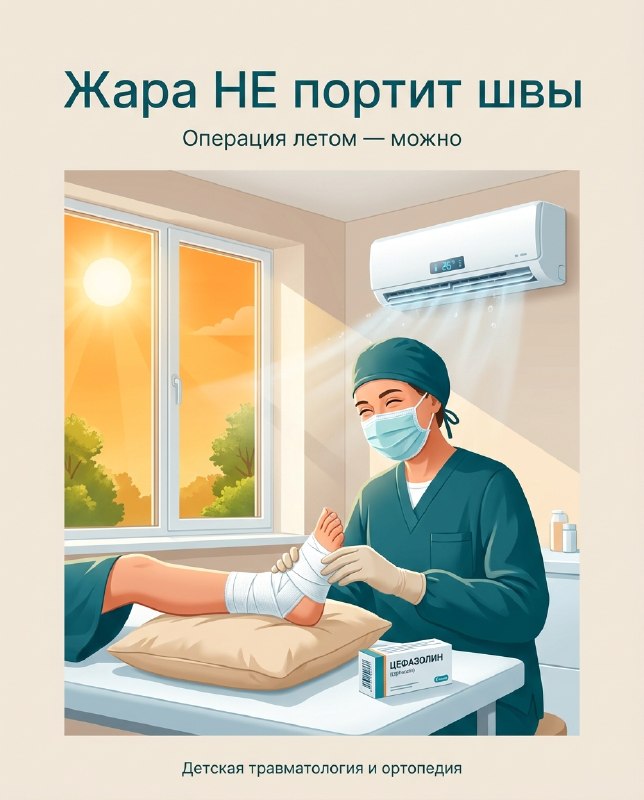Миф об опасности летних операций у детей — рентгенограмма, разбор клинического случая