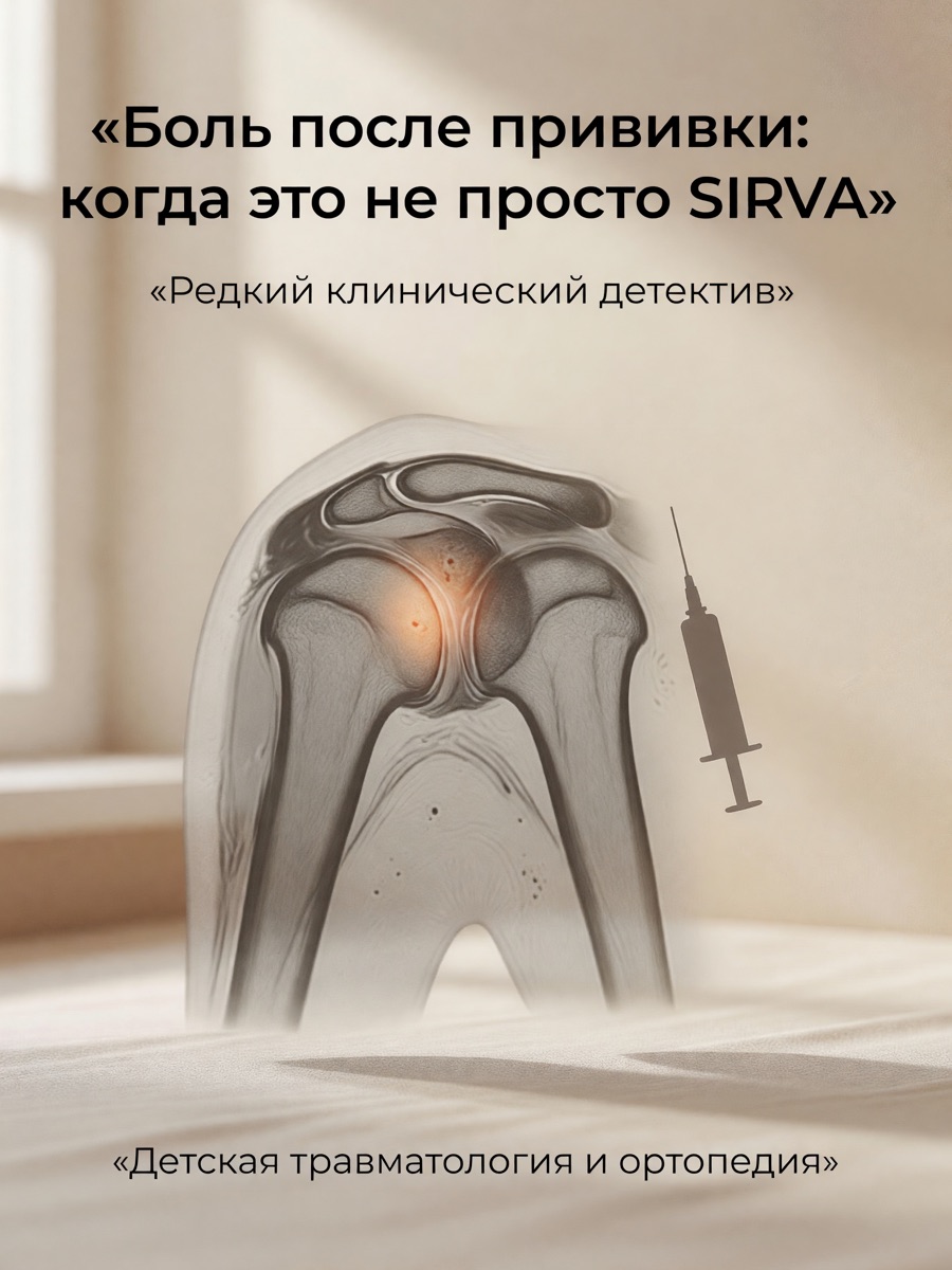 Остеомиелит плеча после прививки: разбор случая из литературы — иллюстрация к материалу