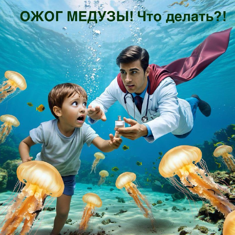 Ожог медузы: первая помощь и мифы — рентгенограмма, разбор клинического случая