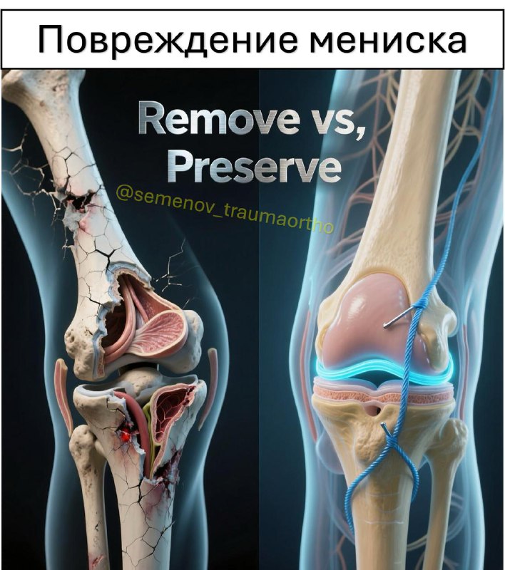 Повреждение мениска! Сохранить или отрезать? — рентгенограмма, разбор клинического случая