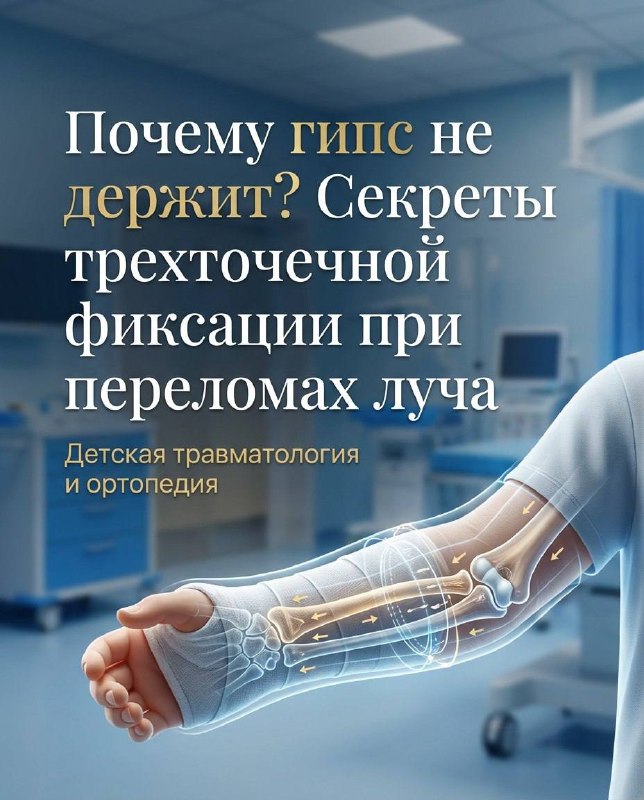 Трехточечная фиксация: как избежать вторичного смещения переломов