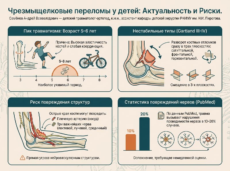 Чрезмыщелковые переломы у детей: точность и риски — рентгенограмма, разбор клинического случая