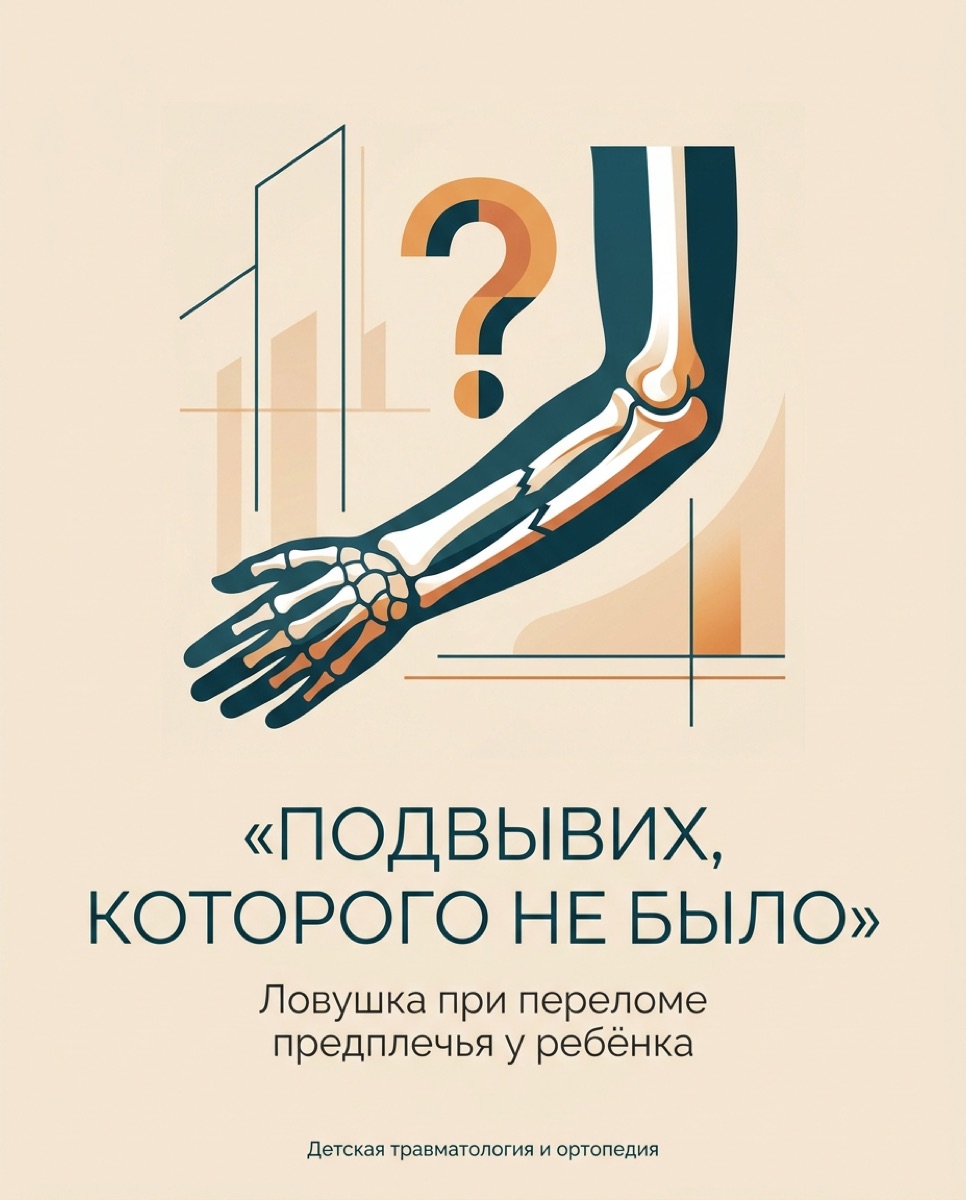 Рентгеновская ловушка: пластическая деформация без вывиха — изображение к разбору клинического случая